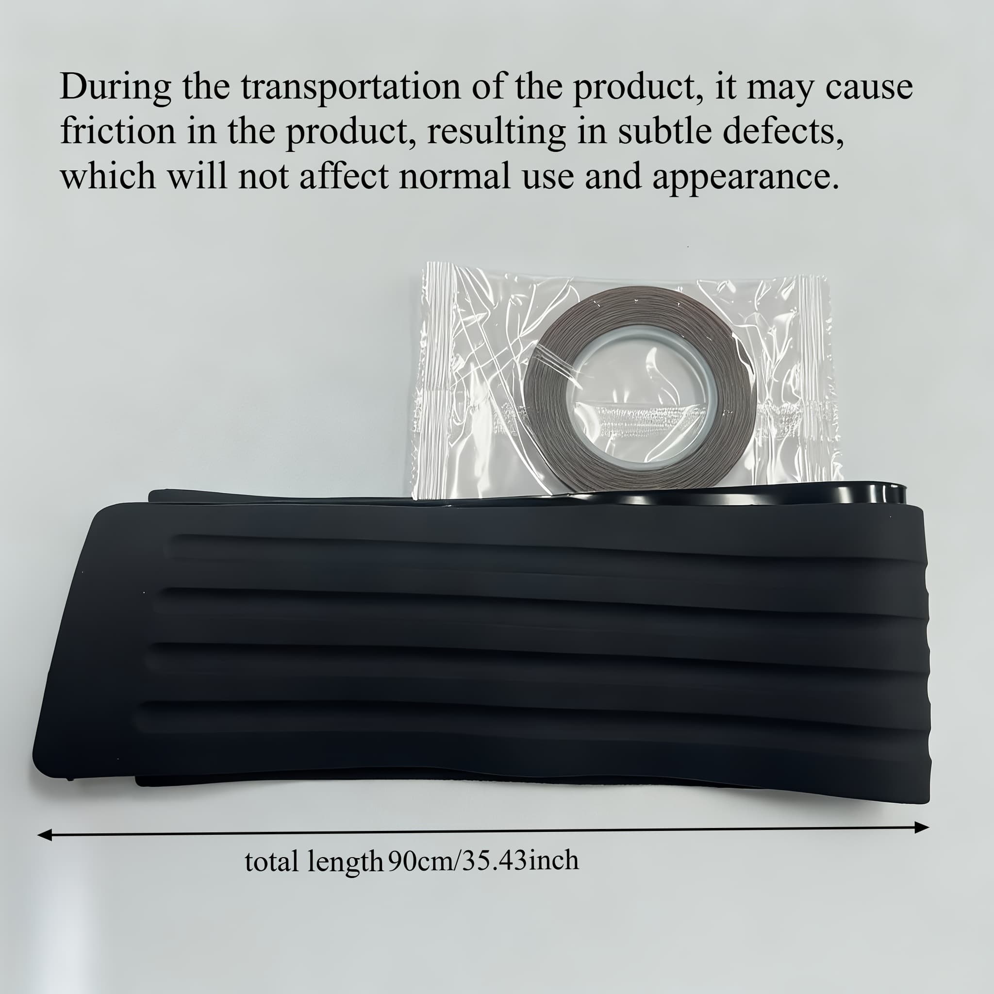 TEMU Car Trunk Guard Bumper And Anti-scratch Rubber Strip Tailgate Decorative Strip Threshold Car Trunk Threshold Anti-scratch Protector Rear Bumper Rubber Flap Halloween/christmas Gift