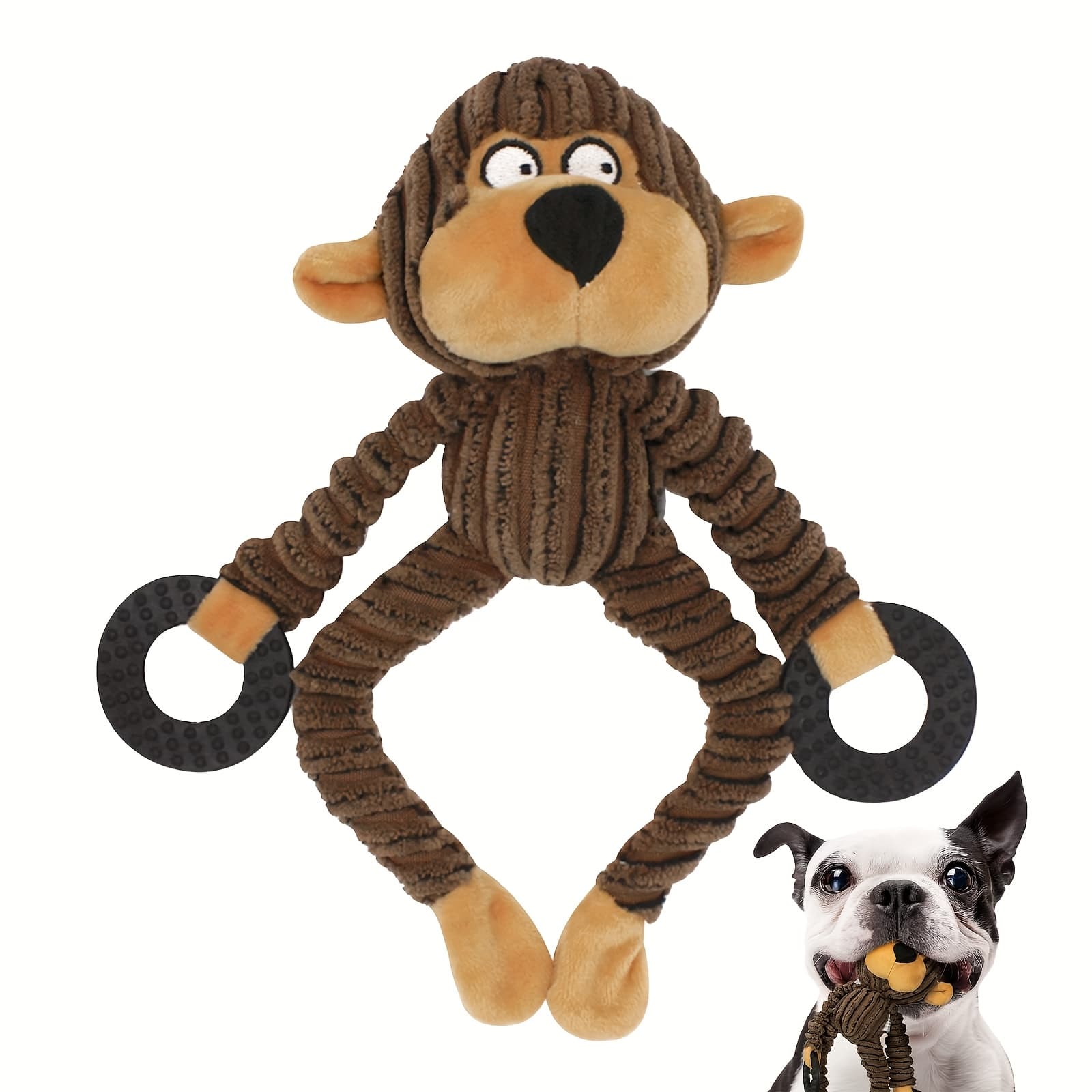 TEMU Squeaky Plush Dog Chew Toys | Cute Interactive Toys For Puppy Teething, Pet Training, And Entertainment, Suitable For All Breed Sizes, Brand: Vitscan