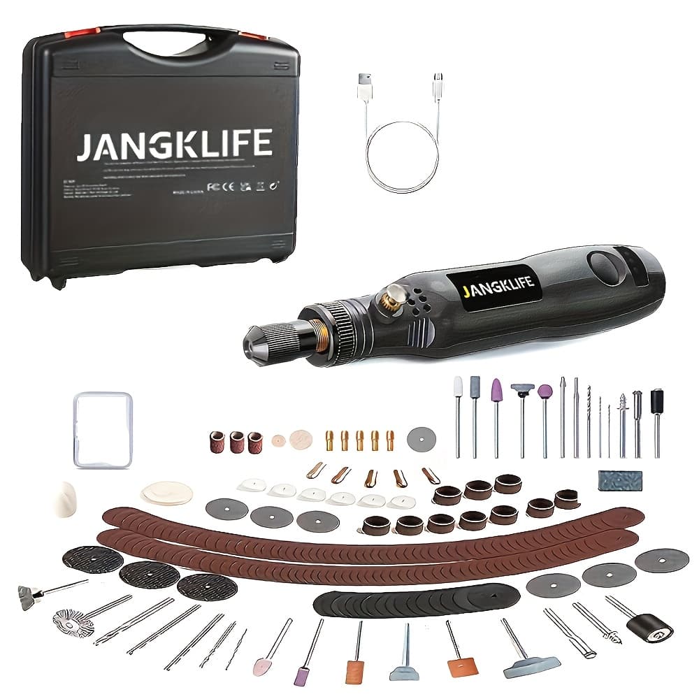 TEMU Mini Grinder, Rotary Tool Kit With Box Rotary Tool Accessories, Rotary Multi-tool For Crafting .