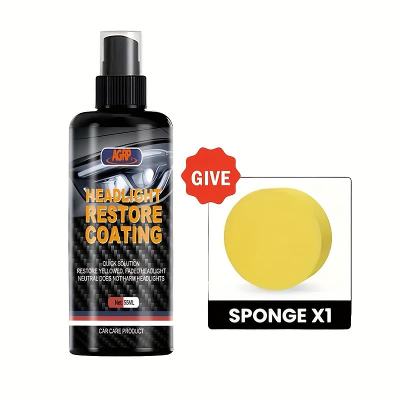 TEMU Universal Headlight Lens Restoration Kit - Prevents Yellowing And Oxidation With Bright Headlight Restoration Fluid, Restores Shine Quickly, Suitable For All Models, Headlight Restoration Parts