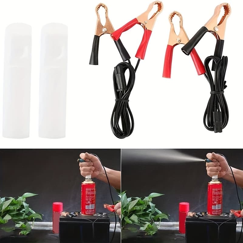 TEMU Car Fuel Injector Cleaning Tool - Diy Manual Nozzle Flushing Adapter For Engine Maintenance