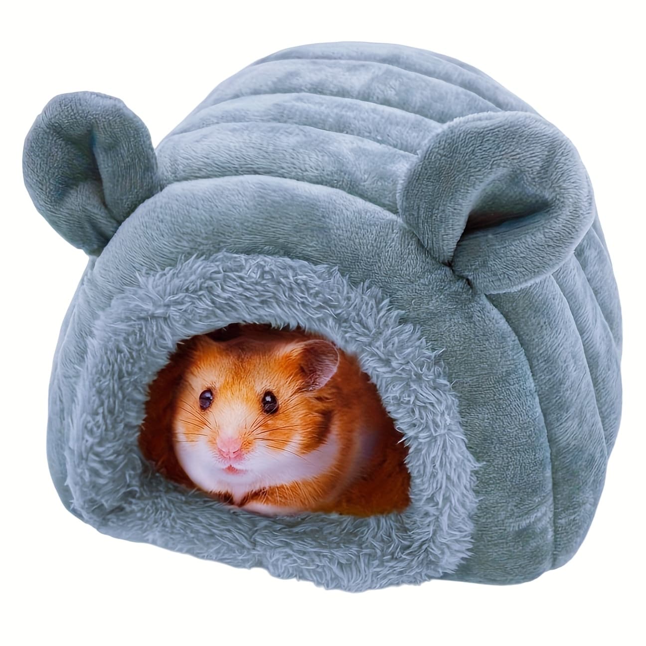 TEMU Luxury Pet Bed For Small Animals - Oxford Cloth, Super Soft Plush Filling, Non-slip Base, Suitable For Guinea Pig, Hamster, Hedgehog, Rabbit, Chinchilla