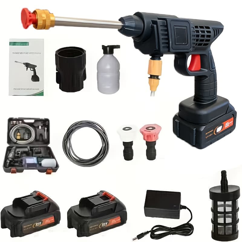 TEMU This Portable Charging Car Wash Tool Breaks The Of Faucets And Is With Water. Suitable For Car Cleaning, Garden Watering, And Home Floor Cleaning, Super Convenient To Carry Outdoors