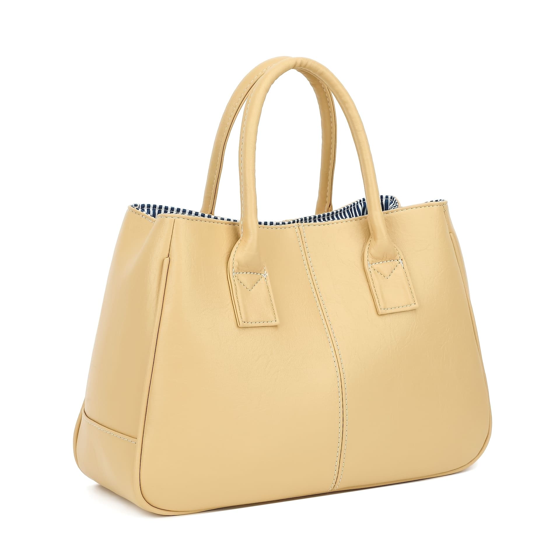 TEMU Women's Handbag, Classic Solid Color Pu Material, Large-capacity Shoulder Bag, Suitable For Business, Travel, Dinners, Daily Use, And The For Gifts.