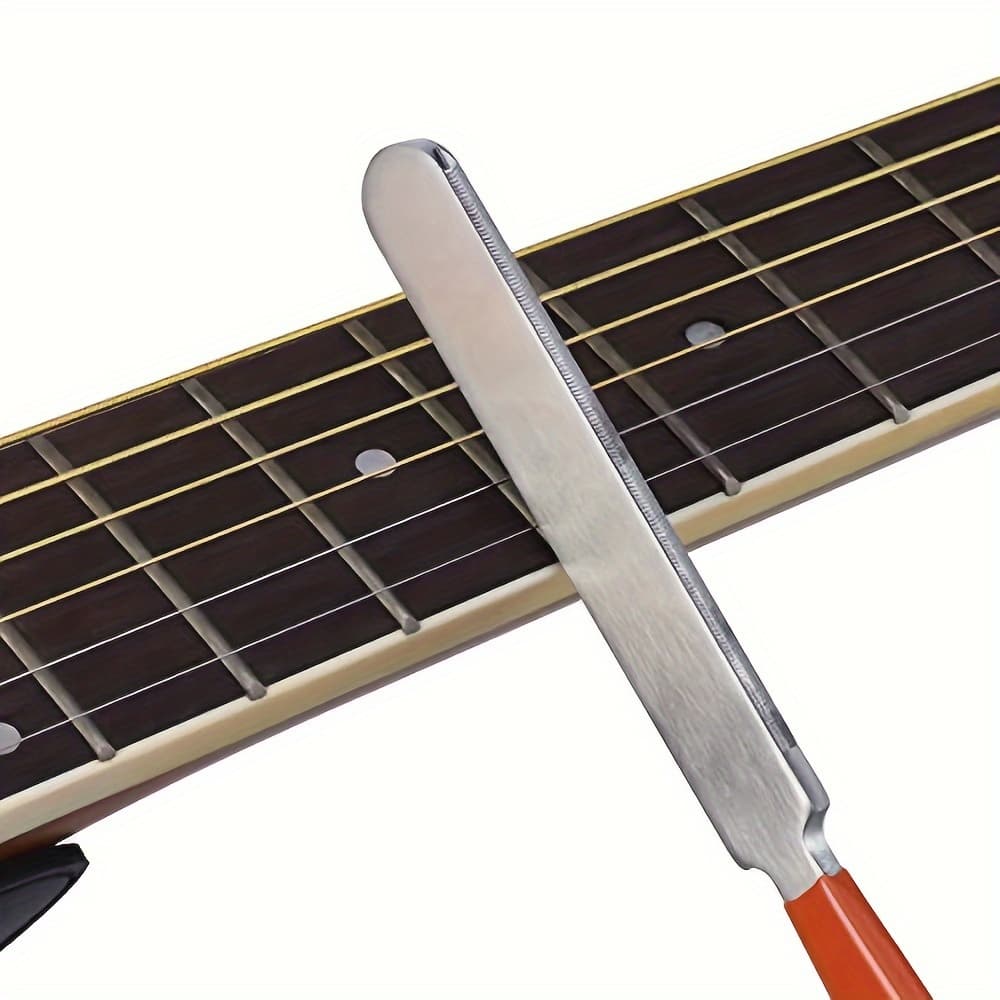 TEMU Stainless Steel Guitar & Fret File - Trimming And Polishing Tool For