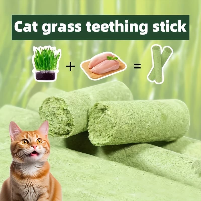 TEMU Freeze-dried Cat Grass Cat Grinding Teeth
