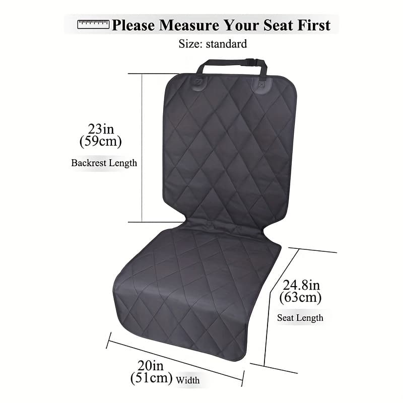 TEMU 1pc Car Seat Pet Mat Suitable For Passenger Seat Dog Cushion, Protective Mat For Car Passenger Position, Automotive Pet Supplies