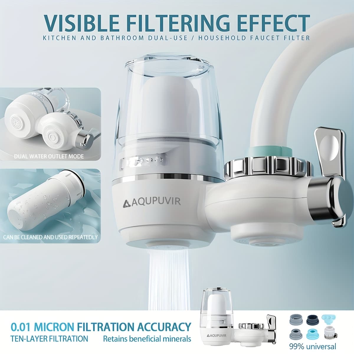TEMU New Household Water Purifiers, Household Faucet Filters, Tap Water Purifiers, Direct Drinking Water Purifiers, Water Filters