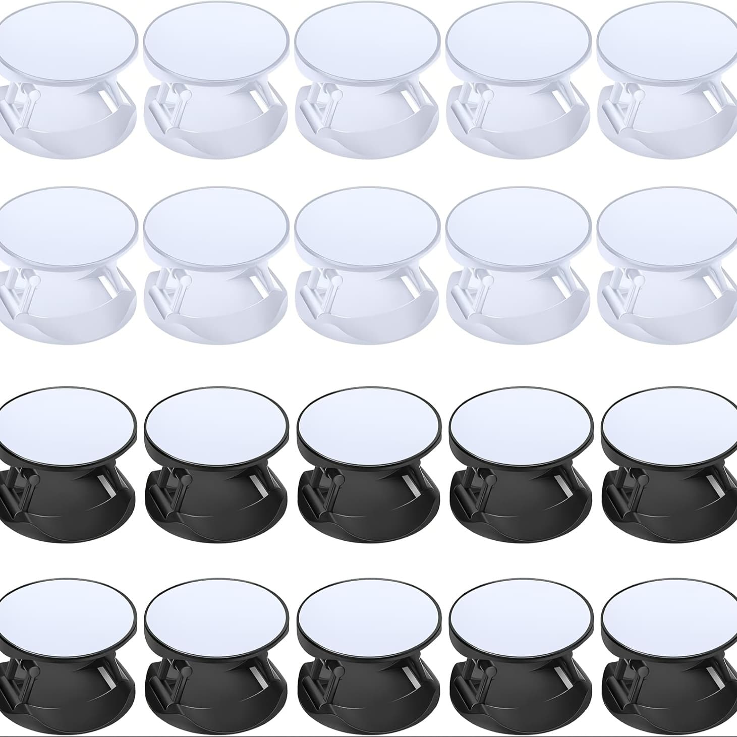 TEMU 20pcs Sublimation Socket Blank Phone Grip Holders Collapsible Self Adhesive Sublimation Phone Holders For Smartphones And Tablets