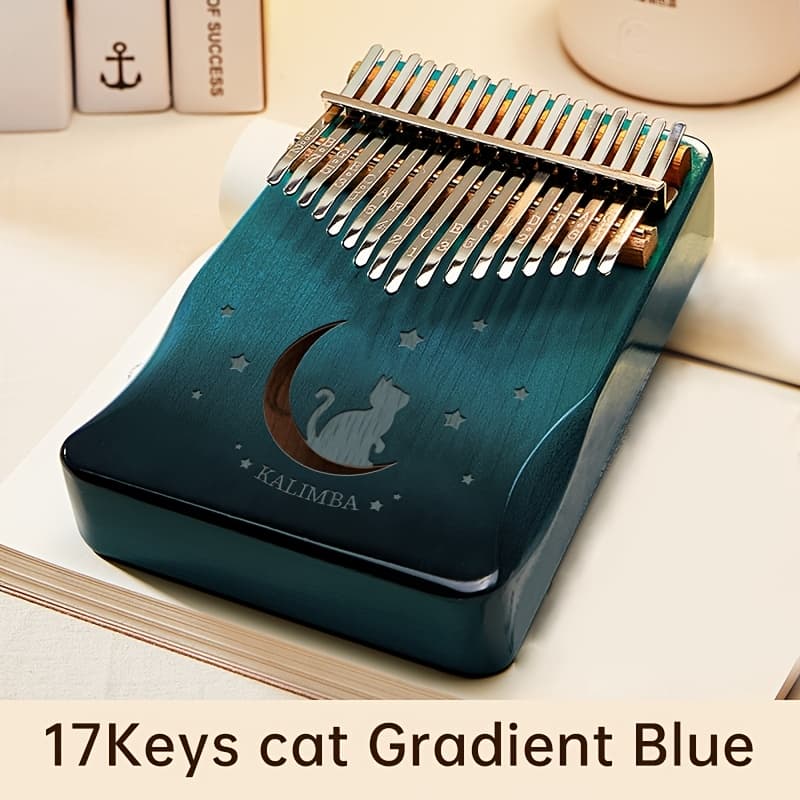 TEMU 17-tone Thumb Piano Kalimba For Beginners, , A Perfect Birthday Gift For, A Trendy Musical Instrument