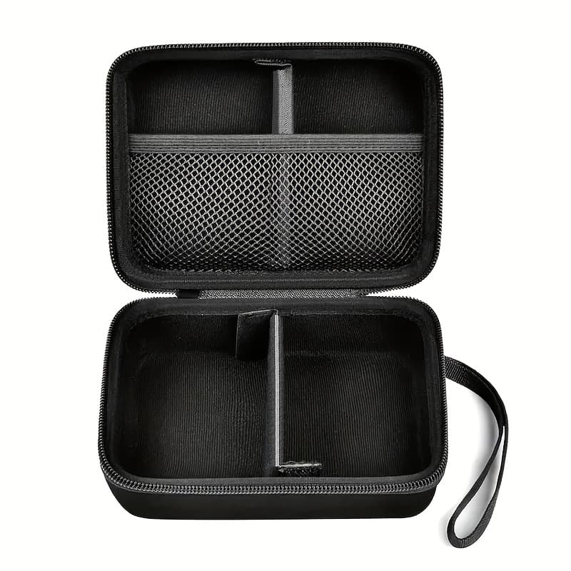 TEMU Cards Holder Compatible For Game Cards/pm Tcg Cards, Card Game Case Storage To 350 Cards. Removable Divider And Hand Strap Offered - Black