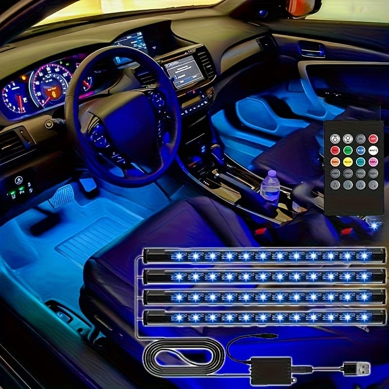 TEMU 8pcs And 4pcs - 15 Led Rock Lights, Suitable For Trucks, Rgb Led Rock Lights With App/, Suitable For Jeeps, Trucks, Utvs, Suvs And Cars, Neon Light Chassis Kits For Backlights