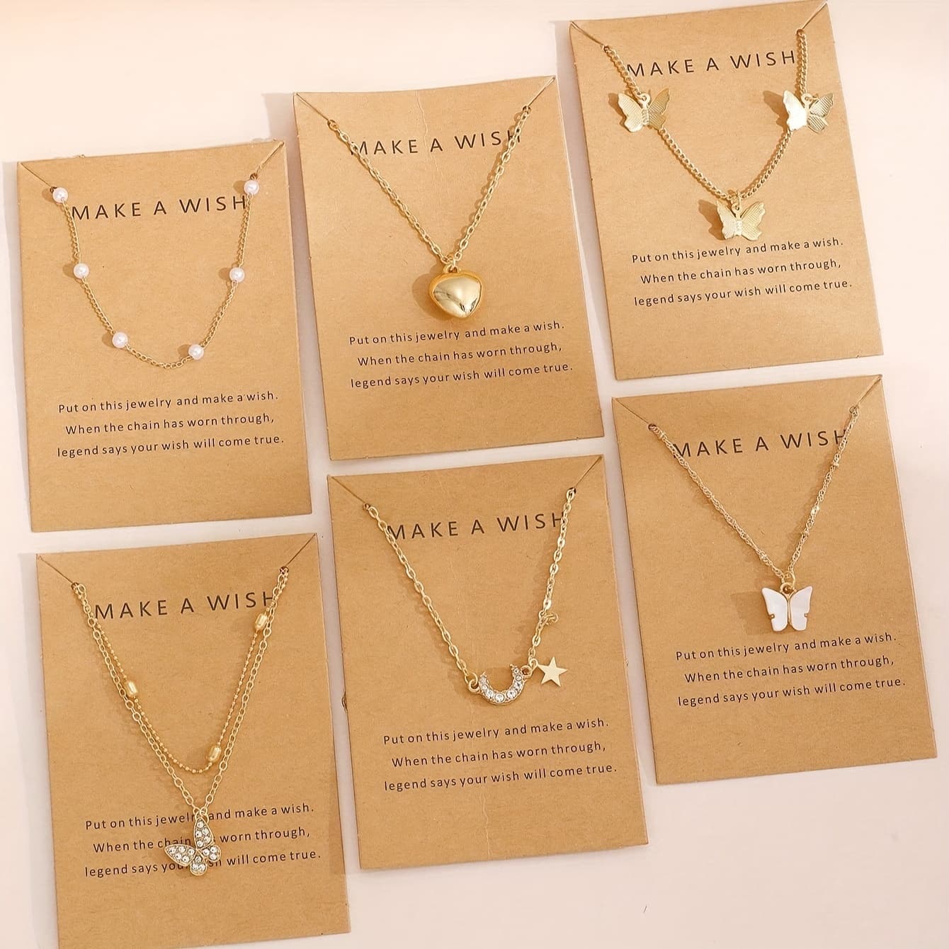 TEMU 6pcs If You ' Vintage & - Elegant Necklace Multi-set Suitable For Daily Wear, Ramadan Gifts, Parties & Special Occasions - &, Gift For Eld, Gift For Ramadan