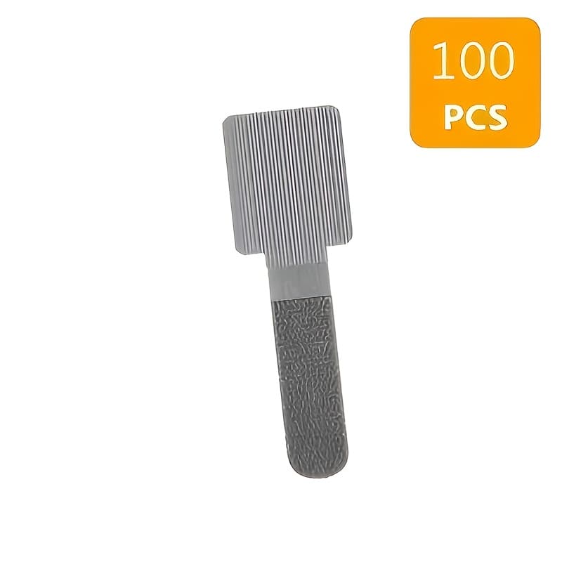 TEMU "" 100pcs Nylon Cable Clips - Strong Adhesive Wire Organizers For Under Desk & Wall Manasynthetic Gemstoneent, Cord Holders For Home Office Supplies