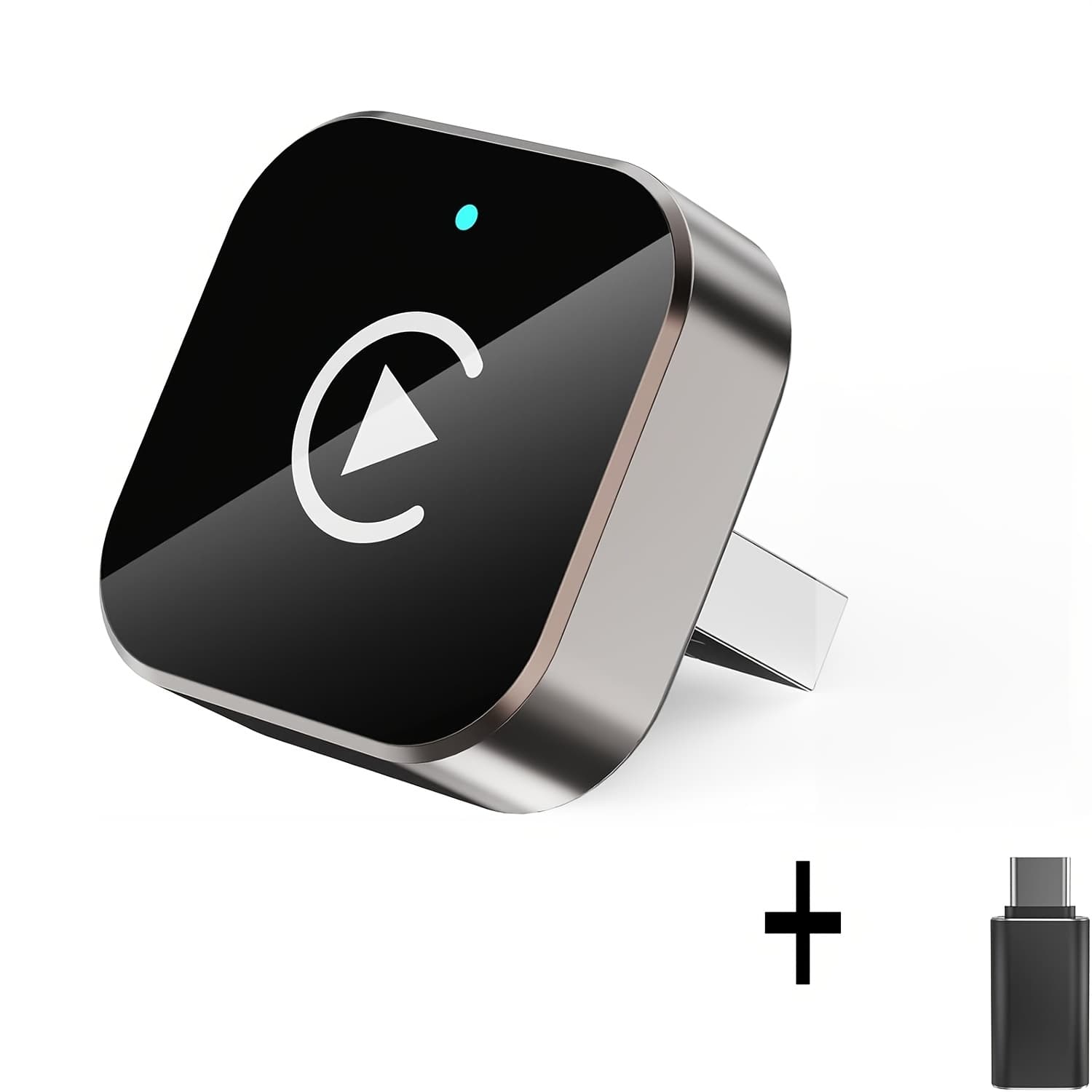 TEMU Adapter & Auto 2025 Upgrade Wired Carplay To Wireless, 2-in-1 Mini Usb Design With Fast Stable Connection Car Play For Ios 10+, 11+ Version Car Play Wireless Adapter