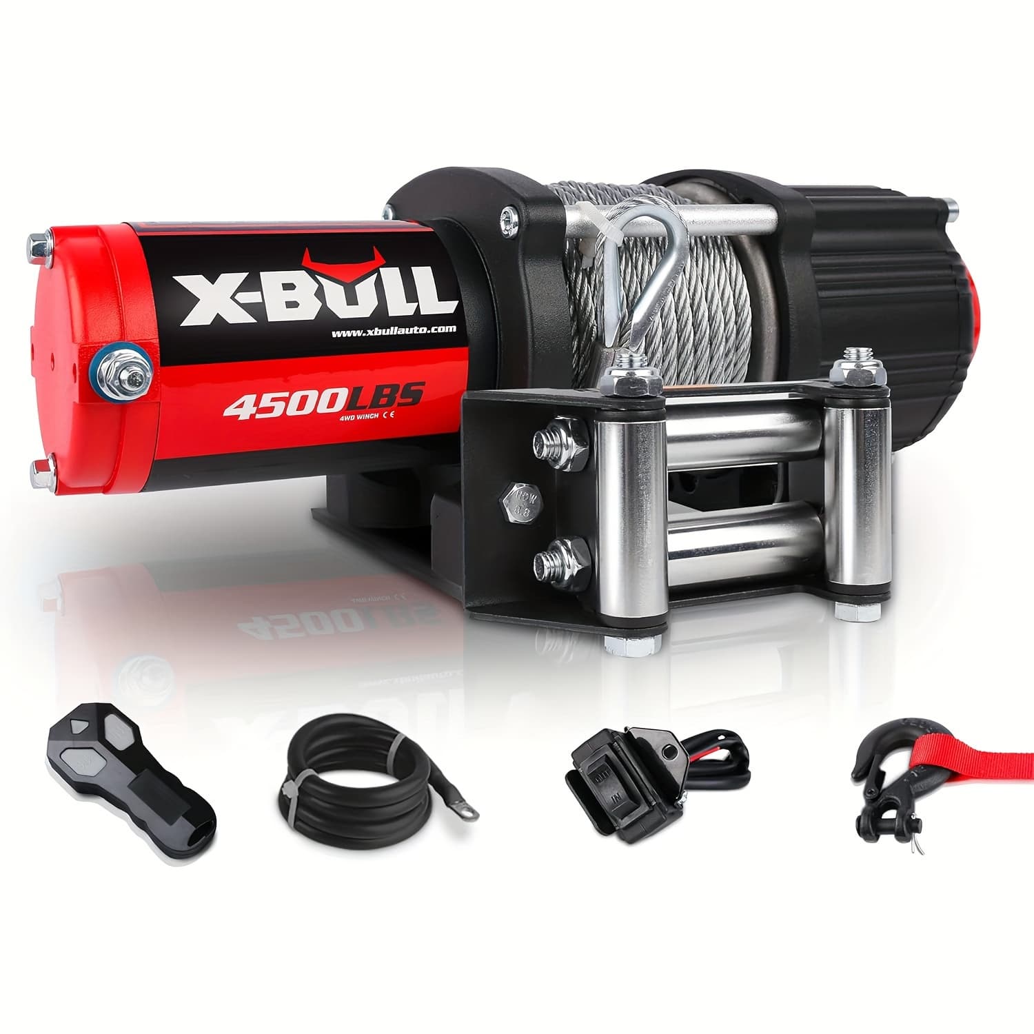 TEMU X-bull 4500/3000/2500lbs Electric Winch 12v Steel Wire For Atv Utv Boat Truck 4wd