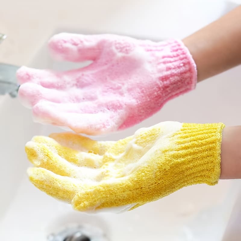 TEMU 20pcs And 10pcs Of Mixed Color Random Packaging, Kitchen Supplies, Dishwashing Gloves, Pot Washing, Cleaning, Dirt Removal, Gloves, Anti Slip, Durable, Deep Cleaning