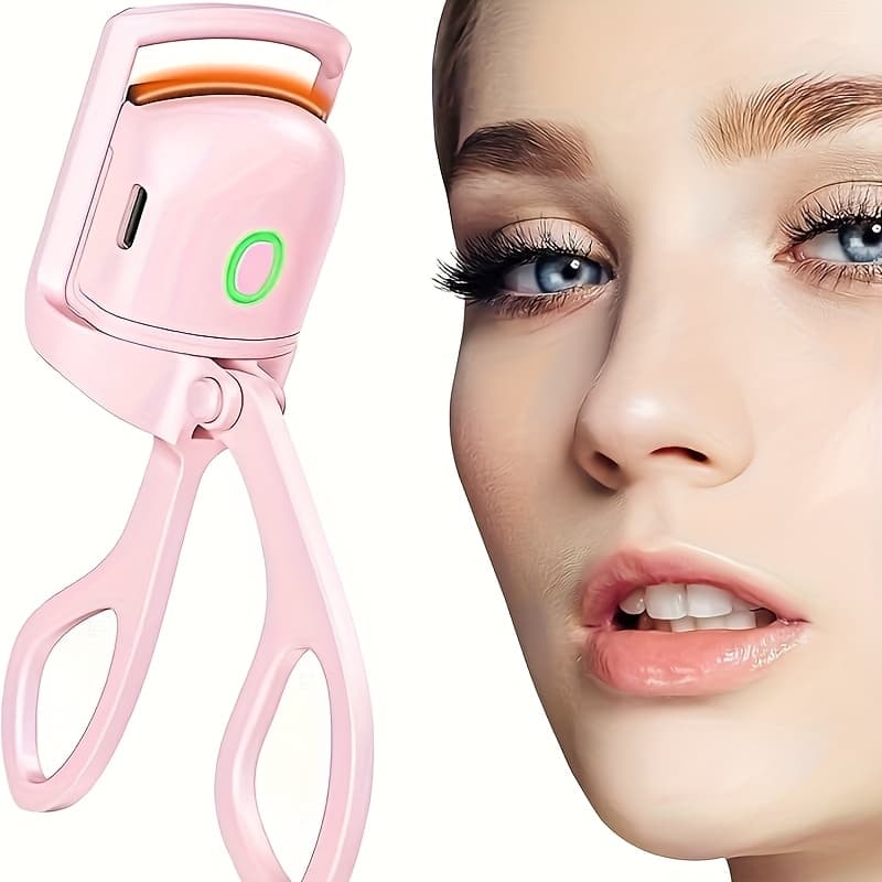 TEMU 2pcs Heated Eyelash Curlers, Eyelash Curlers With Comb, Heated Lash Curler 2 For Natural Curling ()