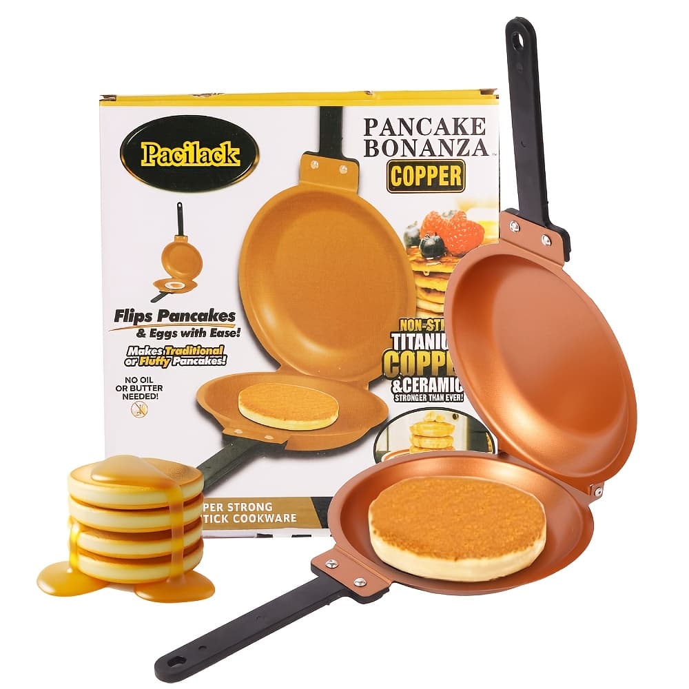 TEMU Pancake Maker, Double-sided Pan, Pancake Pan, Omelette Pan, The Maker-easy To , Frying Pan For Fluffy Pancakes, Omelets, Frittatas&more Dishwasher Safe Large, Omelette Pan, A Must-have At Home