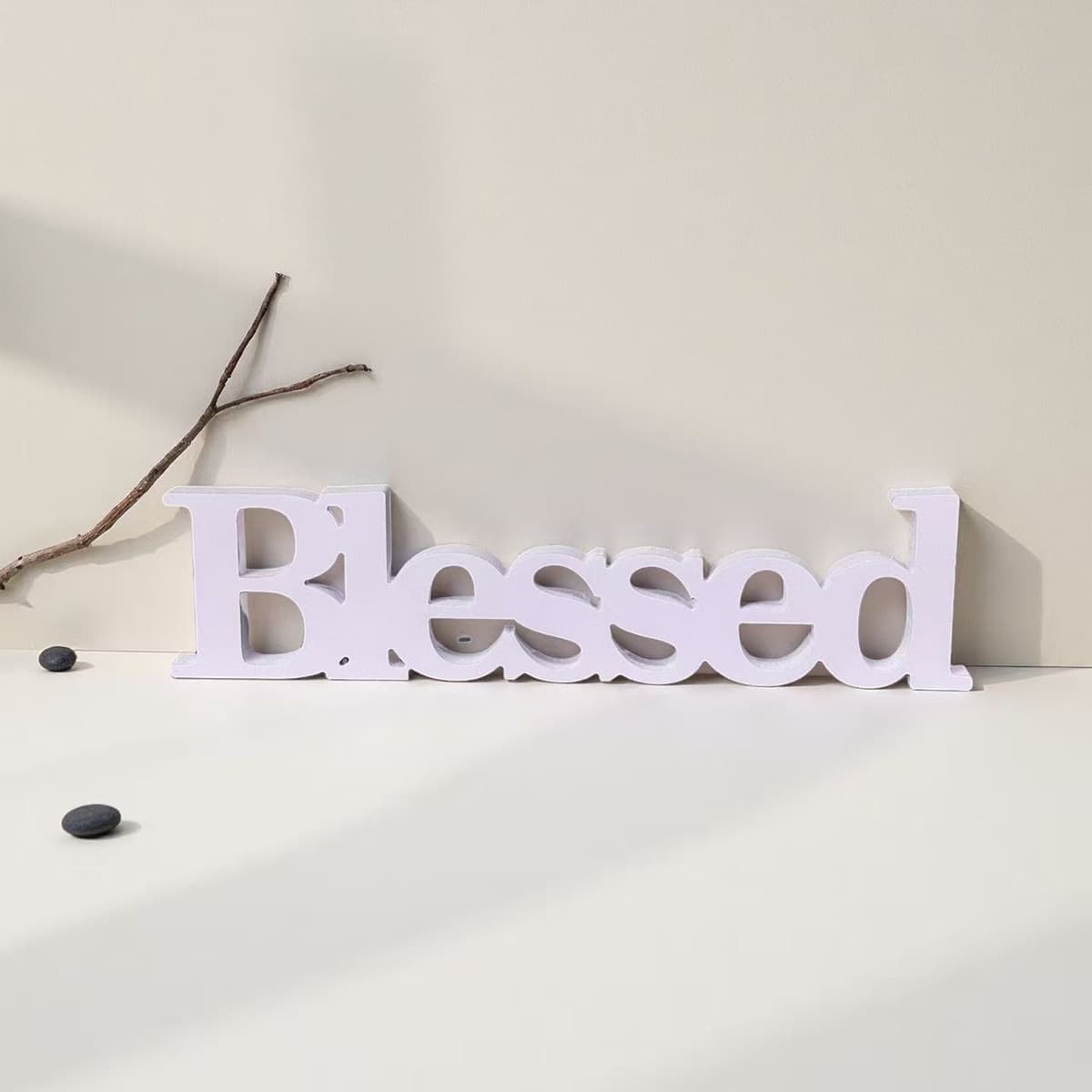 TEMU 1pc Letter Ornament - White English Decor, Ideal For Valentine's Day, Weddings, Anniversaries, Parties, And Home Decor