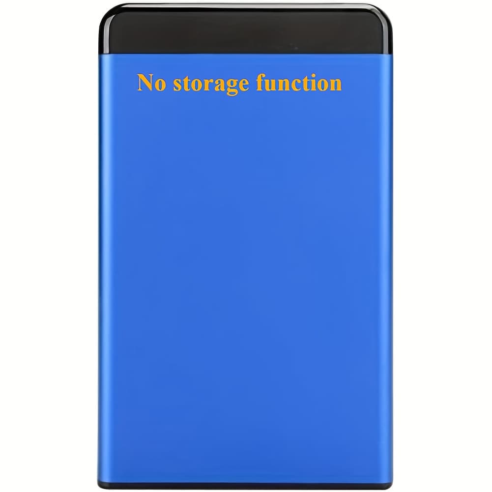 TEMU (blue)external Hard Drive Enclosure Aluminum Alloy Mobile Hard Disk Box Usb3.0 Portable 2.5in Ssd Hdd Sata Aluminum Alloy Enclosure (blue)