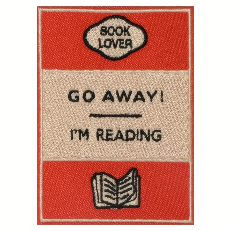 TEMU A Single Patch That Says ', I'm Reading' - A Perfect Gift For Book Lovers And Literature Enthusiasts.
