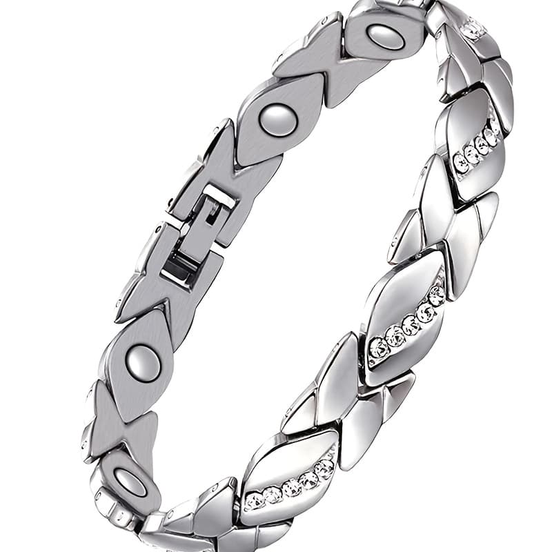 TEMU Stylish Elegant Luxury Women's Stainless Steel Adjustable Size Casual Party Versatile Bracelet