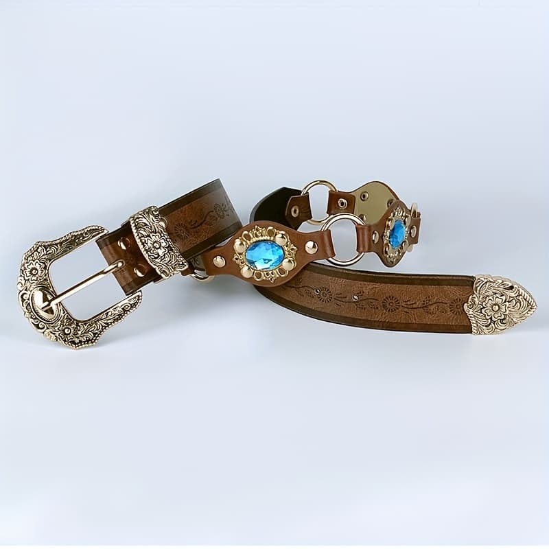 TEMU Coffee Colored Women's Waist Belt, Light Golden Alloy , Autumn And Winter Versatile Women's Belt, With Jeans, Dresses, Suits, Shirts, Decorative Additions Festival Gift