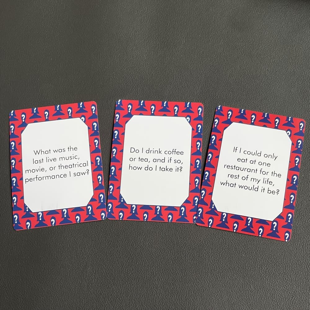 TEMU The Enlarged Size Version 9*6cm - How Well Do Me? Board Cards Party Game For Family Entertainment Gathering Christmas,new Year For Christmas,newyear,valentine,party Events
