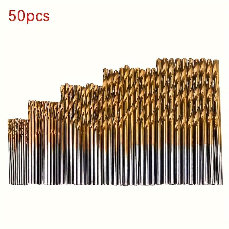 TEMU 13/ 50 Coated Hex Shank Drill Kit - High Speed For