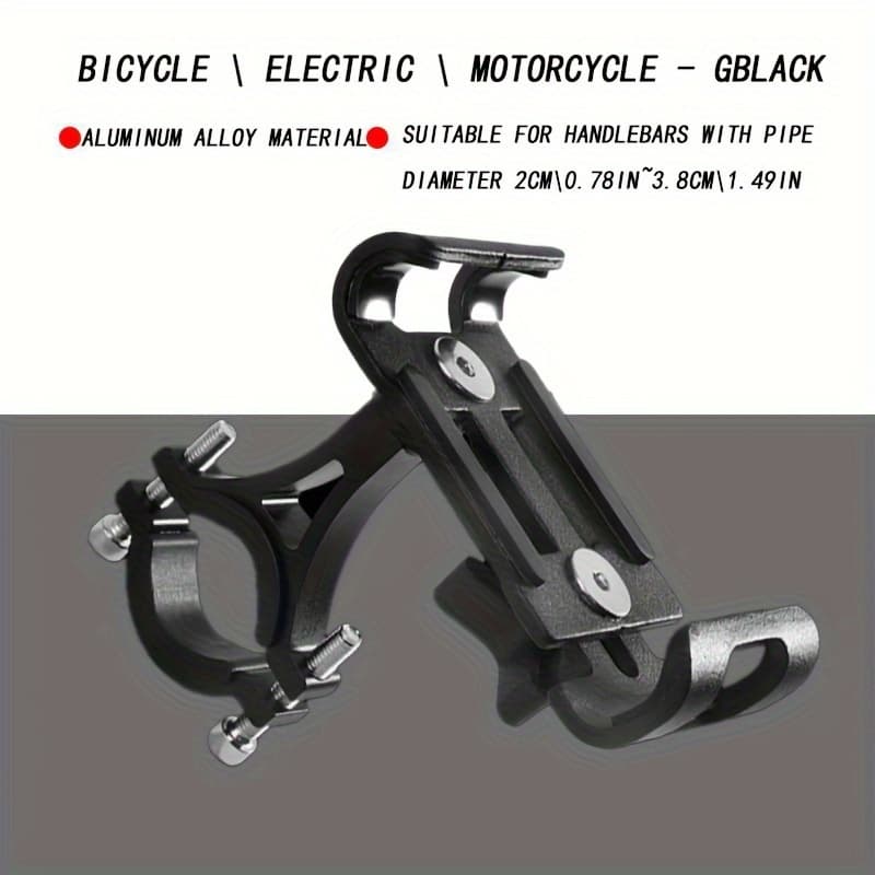 TEMU Aluminum Alloy Mobile Phone Stand Cycling Navigation Can Rotate Handlebar Mobile Phone Stand Cycling Equipment