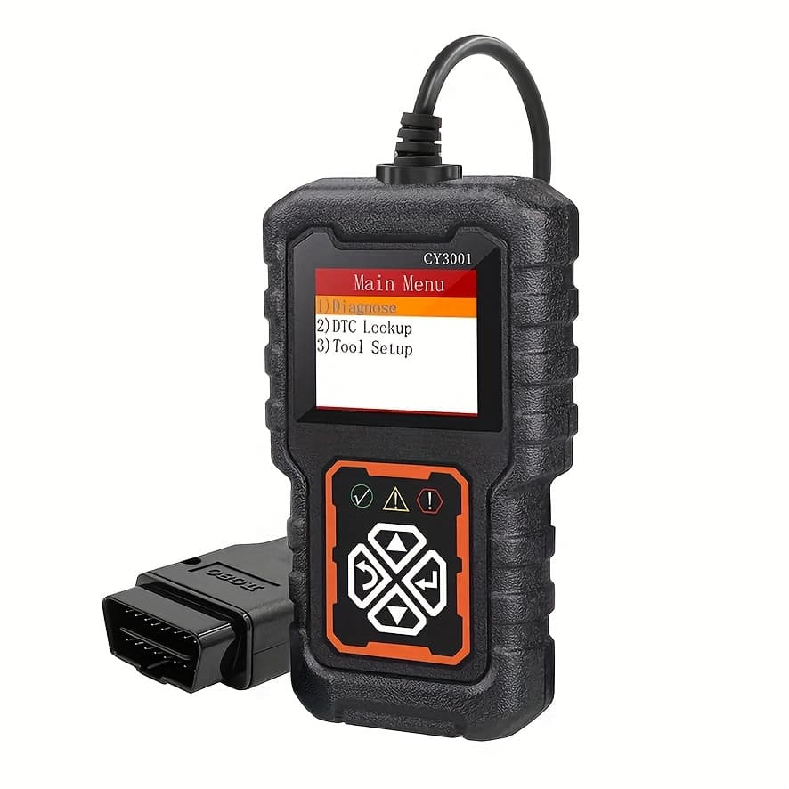 TEMU The Cy3001 Car Scanner Is Tool For Reading Engine Fault Codes, Compatible With For All Obd Ii Vehicles Manufactured , Without Battery