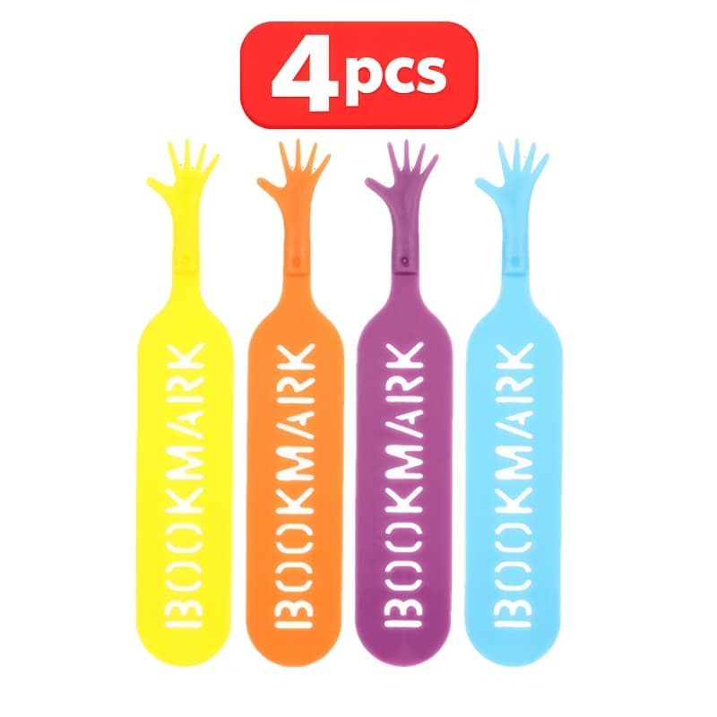 TEMU 4pcs/20pcs Creative Finger Novelty Bookmark, Mark For Pages, School Stationery Supplies