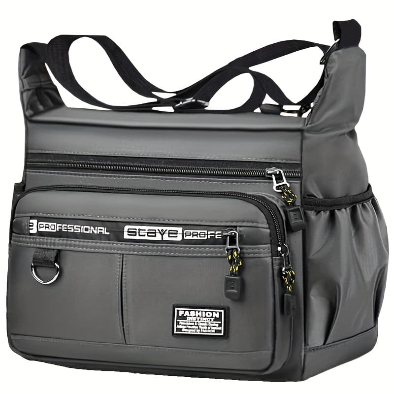 TEMU Neutral Square Bag, Men's And Women's Shoulder Bag, Backpack With Multiple Pockets, Casual Crossbody Bag [random Pull , Random Banner Letters]