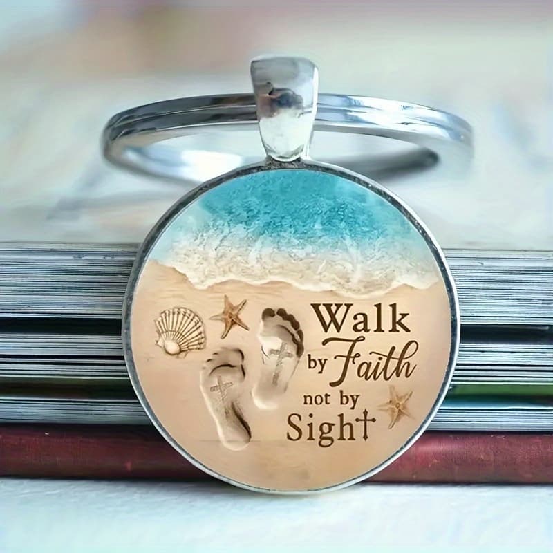 TEMU Walk Not Sight Men's Keychain, Car Pendant Decoration,