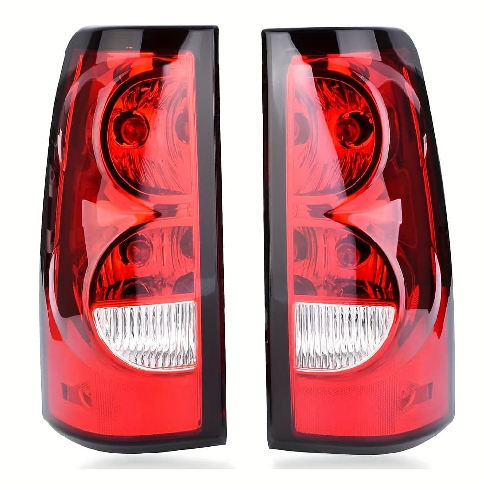 TEMU 2003-2006 For Chevy Silverado Tail Light Covers - Oem Style Abs Lens Replacement For 1500/2500hd/3500hd (driver & Passenger Side) - Uv Resistant