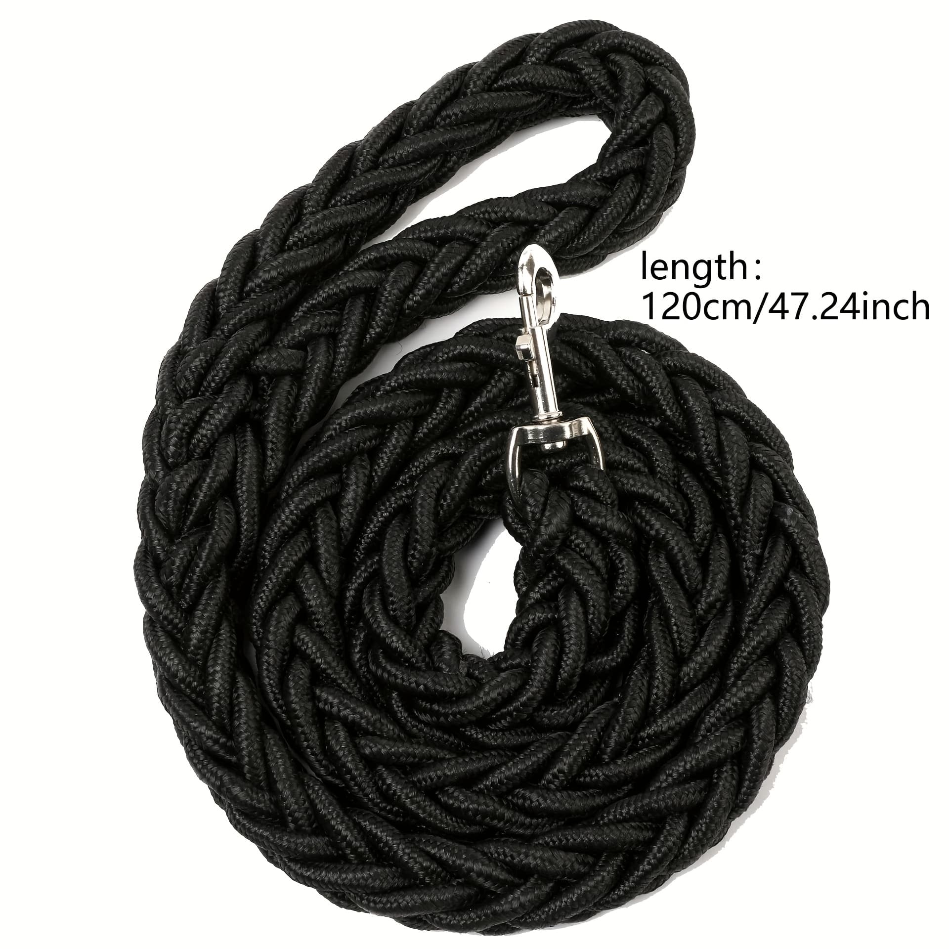 TEMU Dog Leash Thick Braided Dog Leash, Can Effectively Train Dogs And A Comfortable , Suitable For Medium And Large Dogs