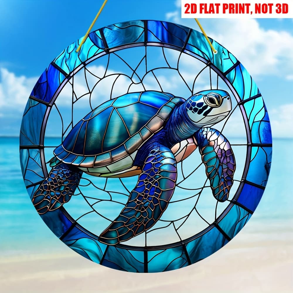 TEMU 2d Flat, 1pc, Gorgeous Acrylic , Colored Dyed Acrylic Effect, 8-inch Themed Ornament, Suitable For And Garden Gift In All , Suitable For Home, Aquarium, Aquarium, Garden, Terrace Decoration