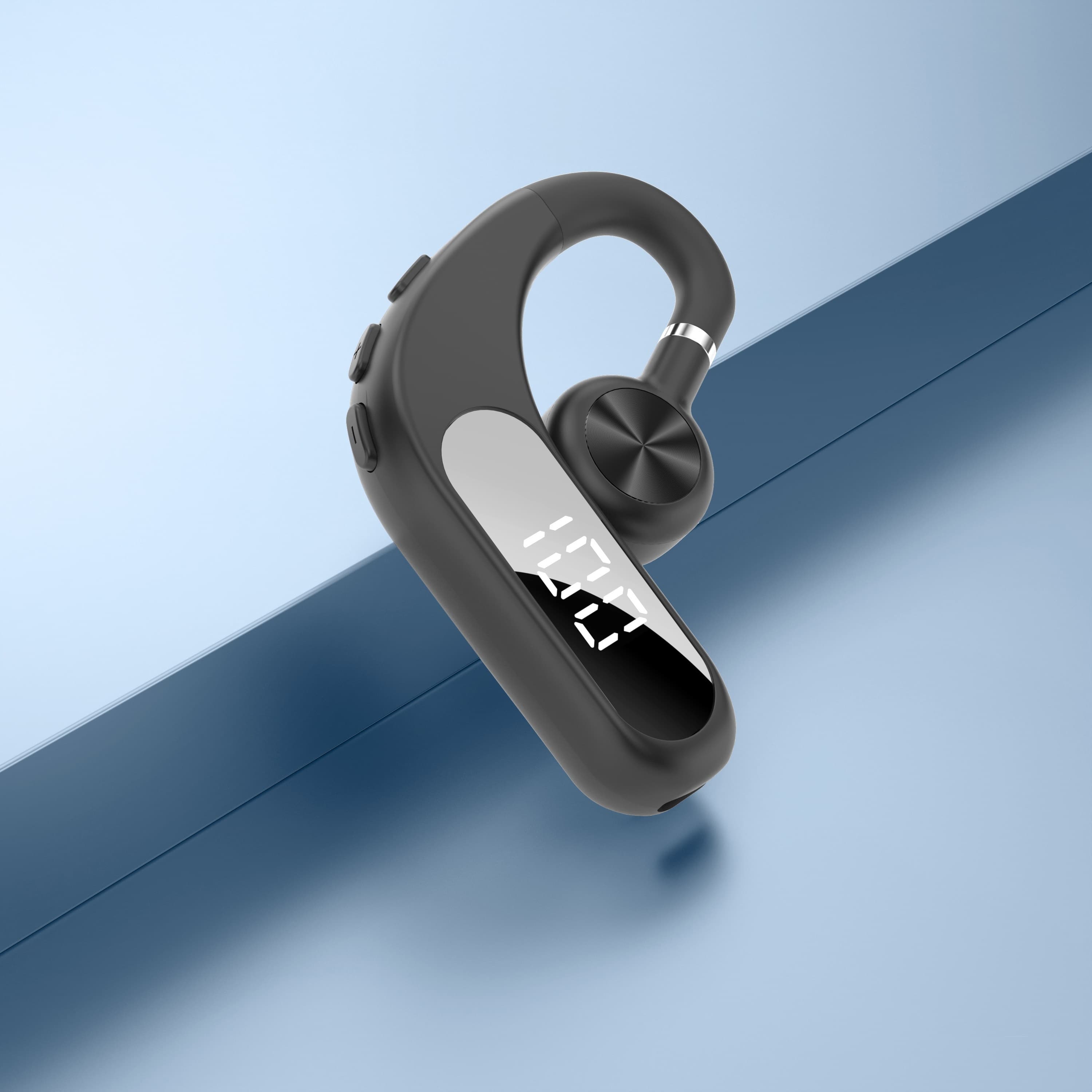 TEMU Long-lasting Battery Wireless Earhook Headphones - Open-ear Design, Noise-canceling For Clear Calls, Compatible With & Ios, Type-c Charging, Ideal For Sports & Gaming, Wireless Headphones