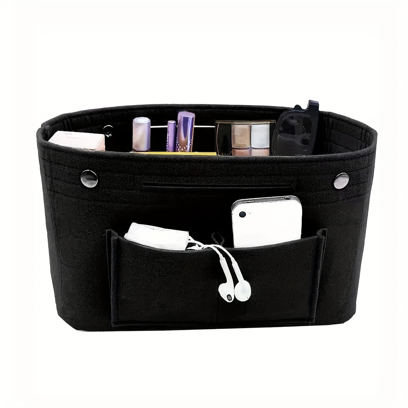 TEMU Purse Organizer Insert Handbag, Felt Bag Organizer Handbag Insert Organizer Felt Bag Organizer, Suitable For Handbag Purse Organizer