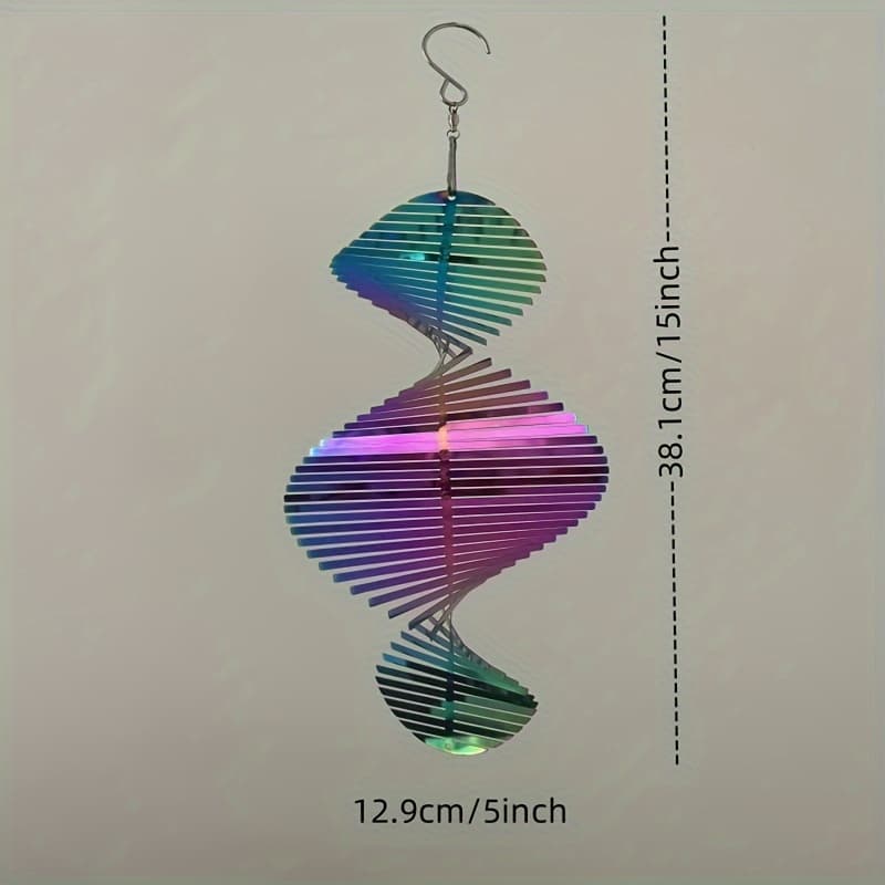 TEMU 3d Metal Stainless Steel Giant Tornado Christmas Decoration