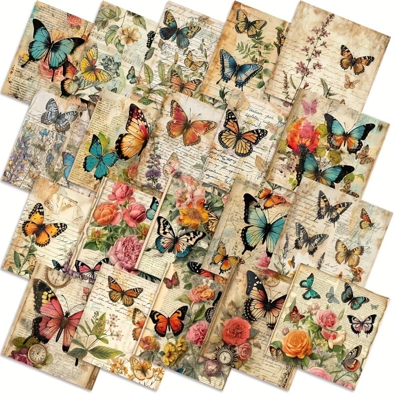 TEMU Set Of 20pcs Of 10''x10'' Vintage Quilting Fabric Squares, Featuring A Retro . This Multicolored Bundle Is Perfect For Supplies For Holiday Sewing Projects