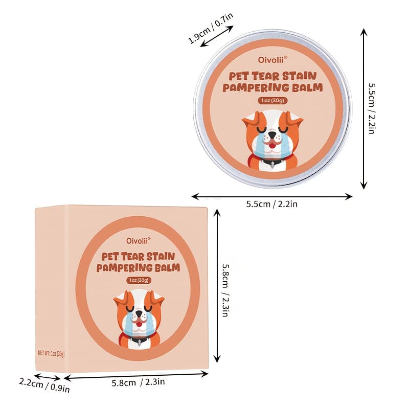 TEMU Pet Tear Stain Balm, Eye For Dogs And Cats, Gently Cleanses Effective & Non-irritating