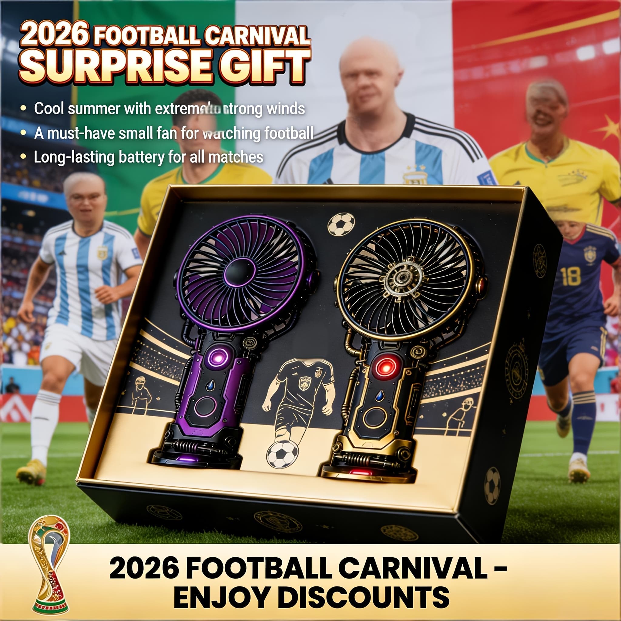 TEMU Portable Handheld Fan & Cooler With Tec Superconducting Ice Suitable For System, Suitable For Travel, Outdoor, Office, Parties, Cooling Device For