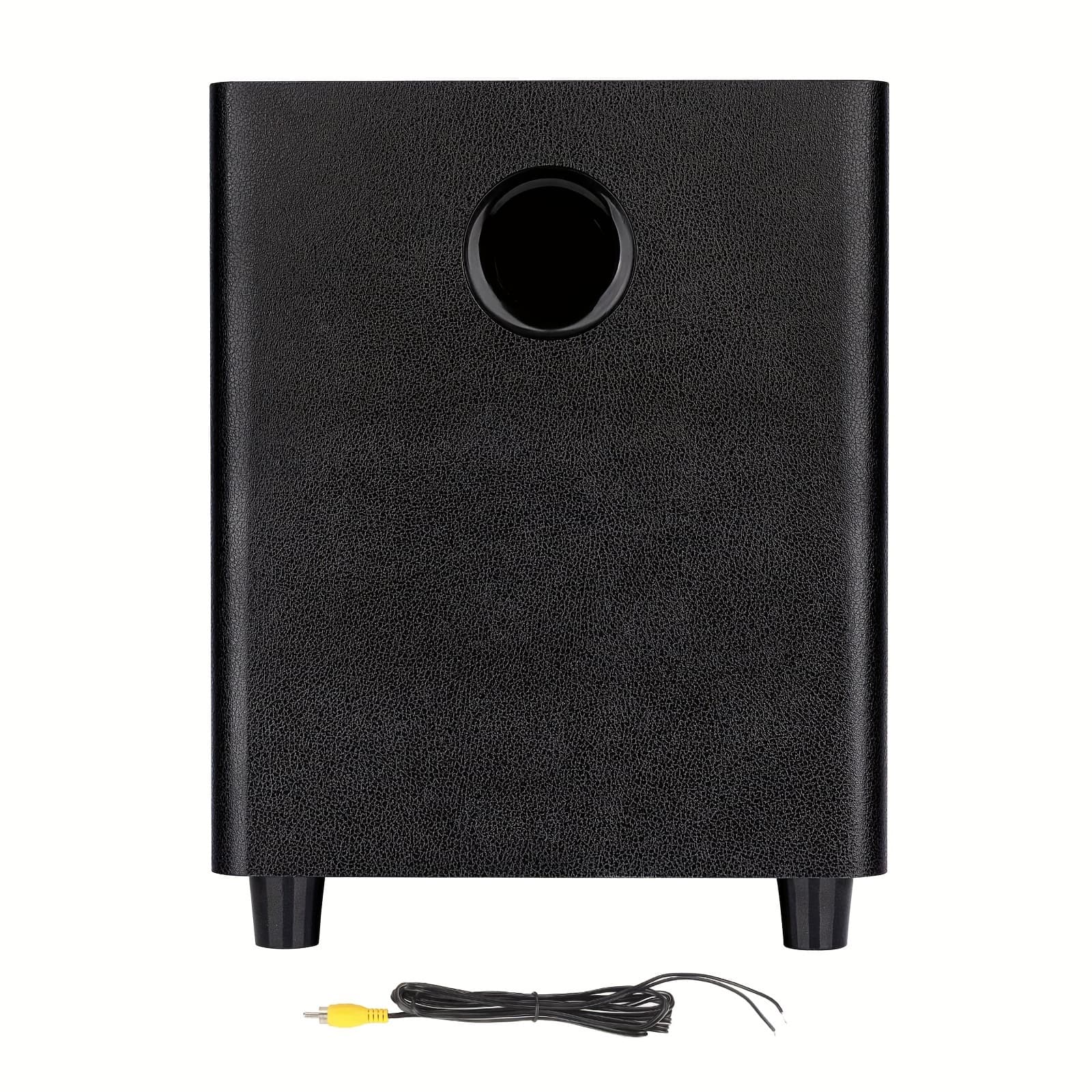 TEMU 8 Inch Passive Subwoofer, 100w Power Heavy Powerful Sound Synthetic Fiber Wood Material, Passive Speaker For Home Theater Party Plug And Play