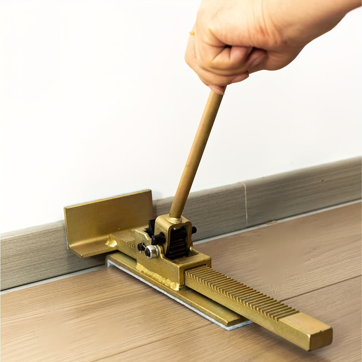 TEMU Professional Hardwood Flooring Jack And Positioning Tool For Straighten And Installing Hardwood Floors