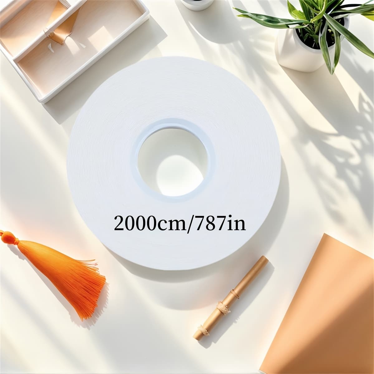 TEMU Advanced Dual-sided Water-soluble Adhesive Tape - 6mm Wide, 20m Length Options, No Residue & Fabrics, For Diy Crafts, Sewing & Knitting Projects (mixed Colors), Fabric Glue For Clothing