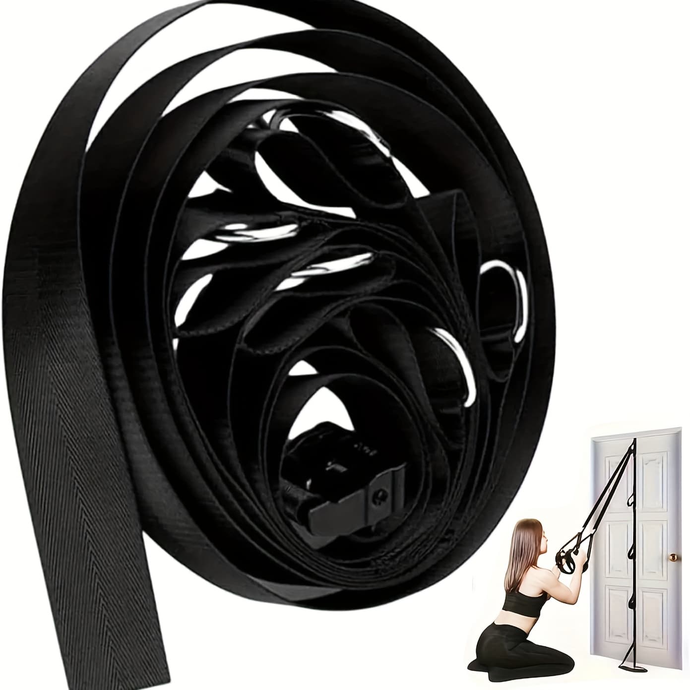 TEMU And Popular Household Door Rear Is A Multi- Strength Training Device. Safe, Load-bearing And Suitable For Strength Fitness. Convenient To Carry And Use When Going Out