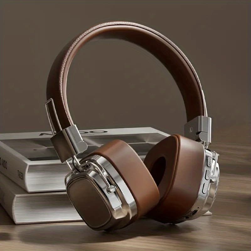 TEMU Wireless Over-ear Headphones With A Of Up To 12 Hours, Featuring A Microphone, Suitable For Gym Use, And Compatible With Ios And Devices, As Well As Computers And Laptops