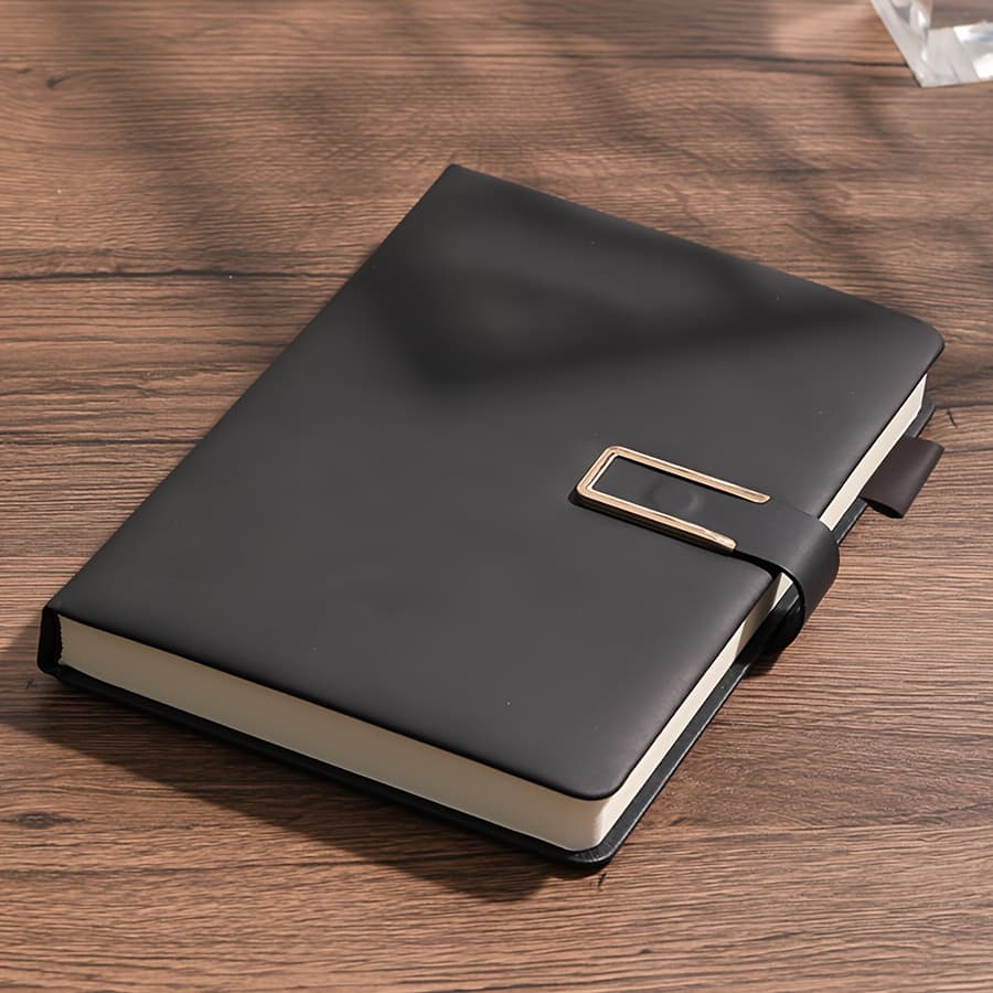 TEMU 200-page Vintage Faux Leather , Soft Faux Leather A5 Notebook, Suitable For Home, Office, And Study